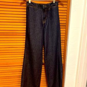 Banana Republic high rise wide leg jeans